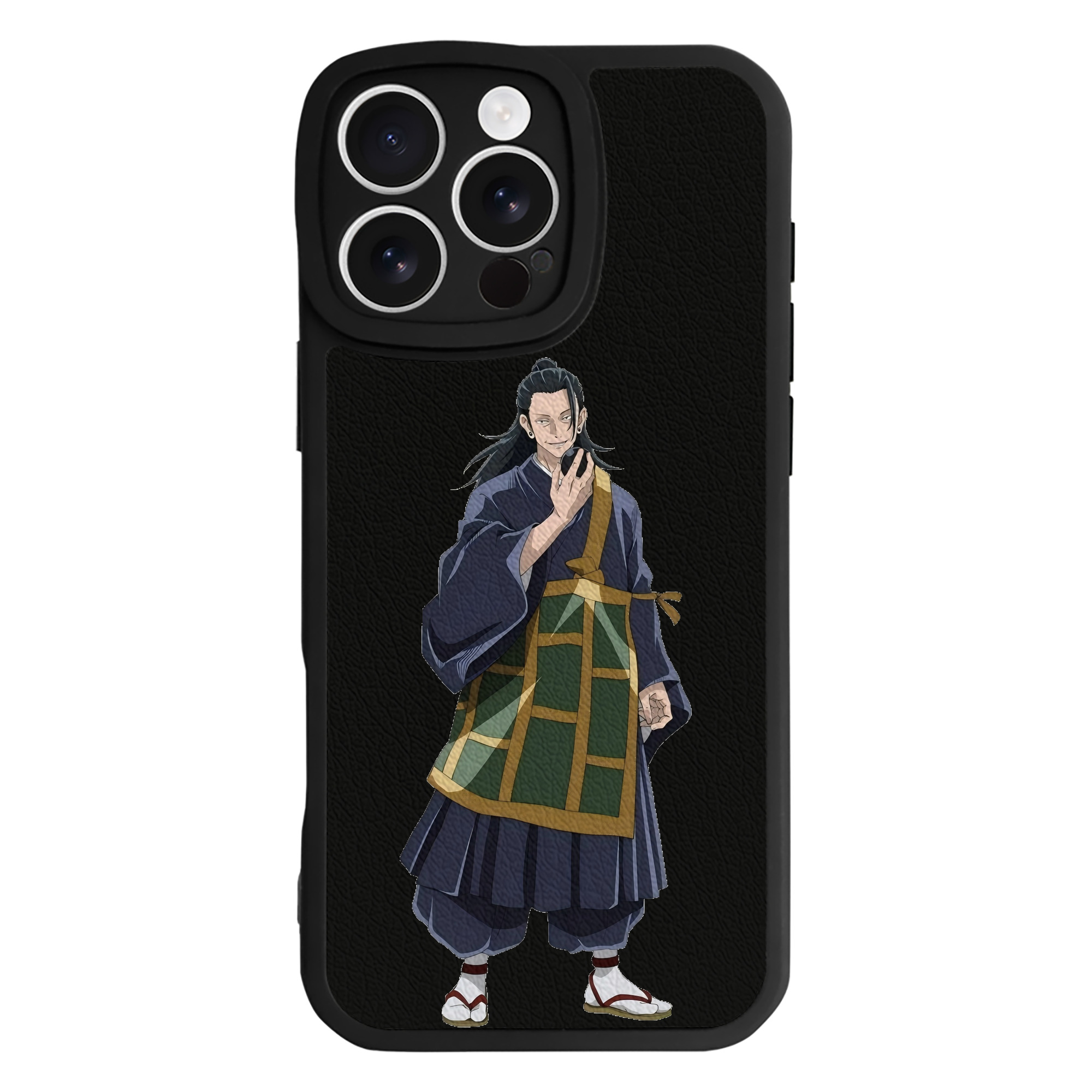 （画像用） 呪術廻戦 Jujutsu Kaisen 【iPhone 16シリーズ対応】シリコンスマホケース（レザー調） 材質：シリコン